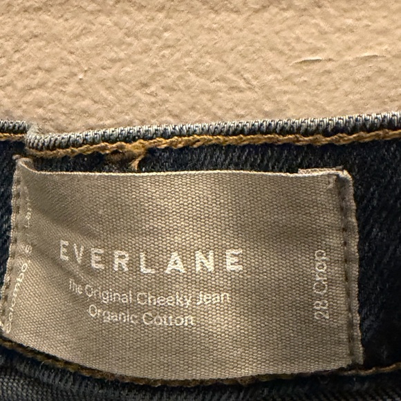 Everlane Dark Blue Cheeky‎ Jeans - Picture 3 of 5